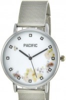 Наручные часы pacific x6182-2 корп-хром циф-бел/чер сетка