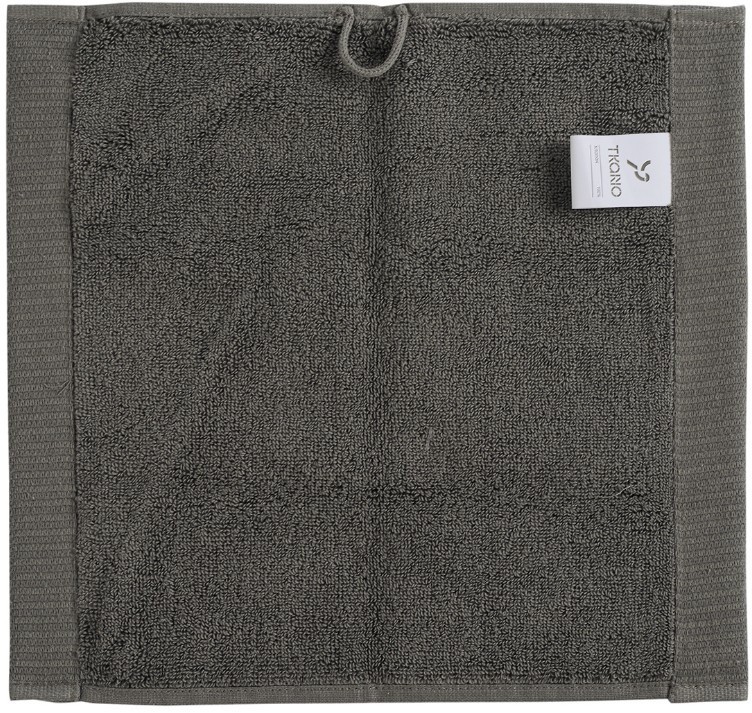 Полотенце для лица темно-серого цвета из коллекции essential, 30х30 см