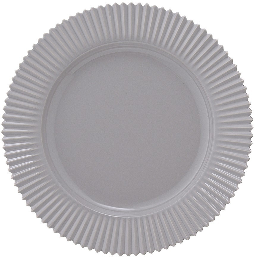 Набор из двух тарелок темно-серого цвета из коллекции edge, 26 см