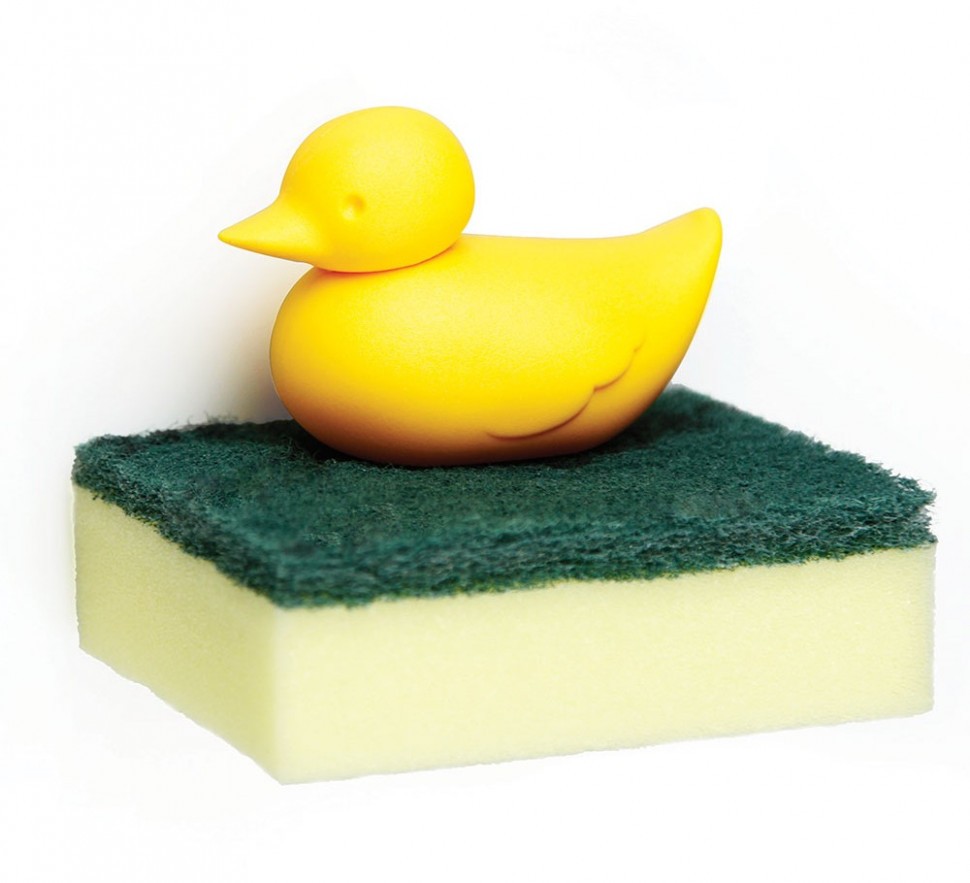 Держатель для губки duck, желтый