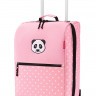 Чемодан детский trolley xs panda dots pink