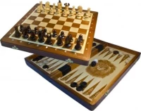 Шахматы + Шашки + Нарды &quot;Кинг 34&quot; Madon (деревянные, Польша)