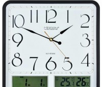 Настенные часы mirron p3325А-2 жк ЧБ