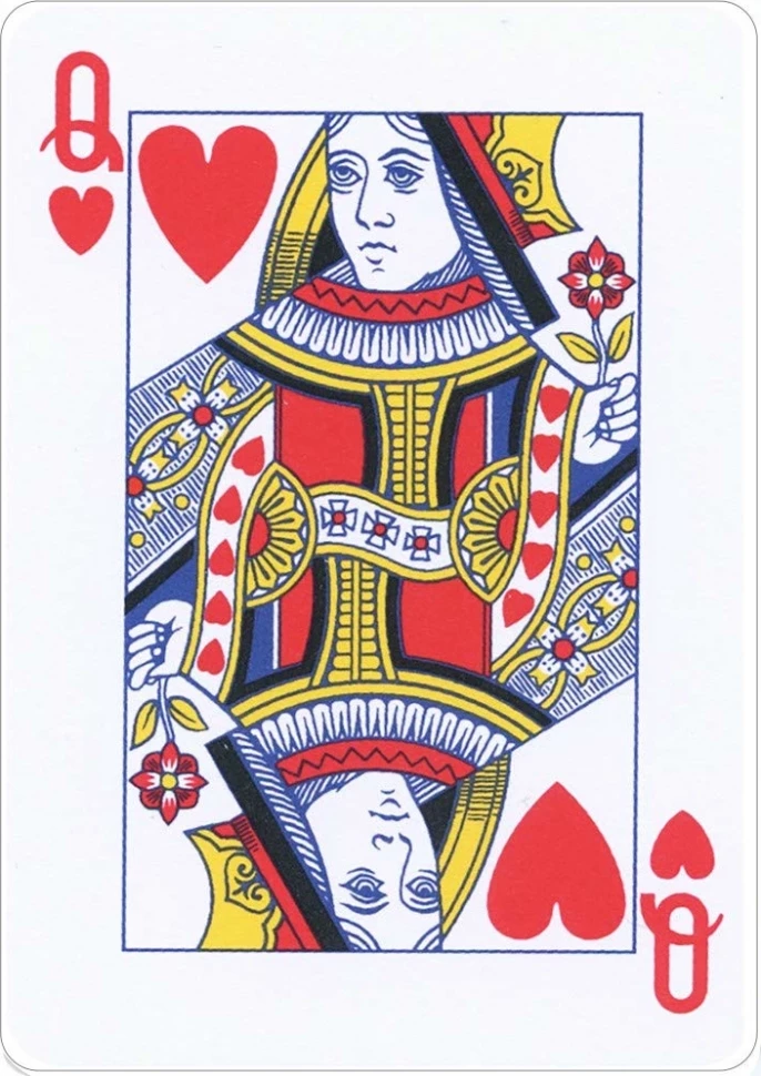 Карты "100% Plastic Rally Playing Сards red"