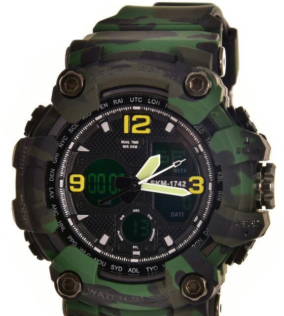 Наручные часы skmei 1742cmgn green camo