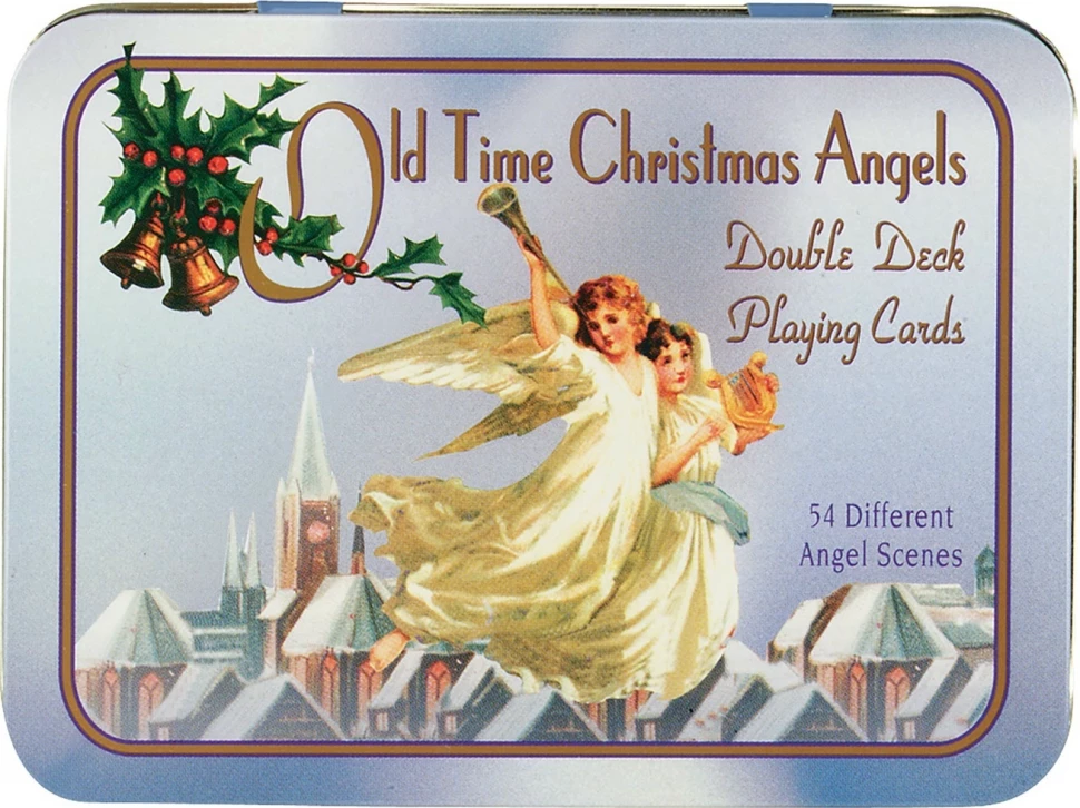 Карты "Old Time Christmas Angels Deluxe Double Bridge Deck"