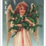 Карты "Old Time Christmas Angels Deluxe Double Bridge Deck"