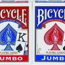 Карты "Bicycle Rider Back Jumbo Index 2-pack red/blue"