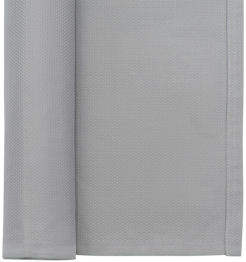 Салфетка серого цвета с фактурным рисунком из хлопка из коллекции essential, 53х53см