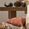 Подушка декоративная терракотового цвета с аппликацией geometry из коллекции ethnic, 30х45 см