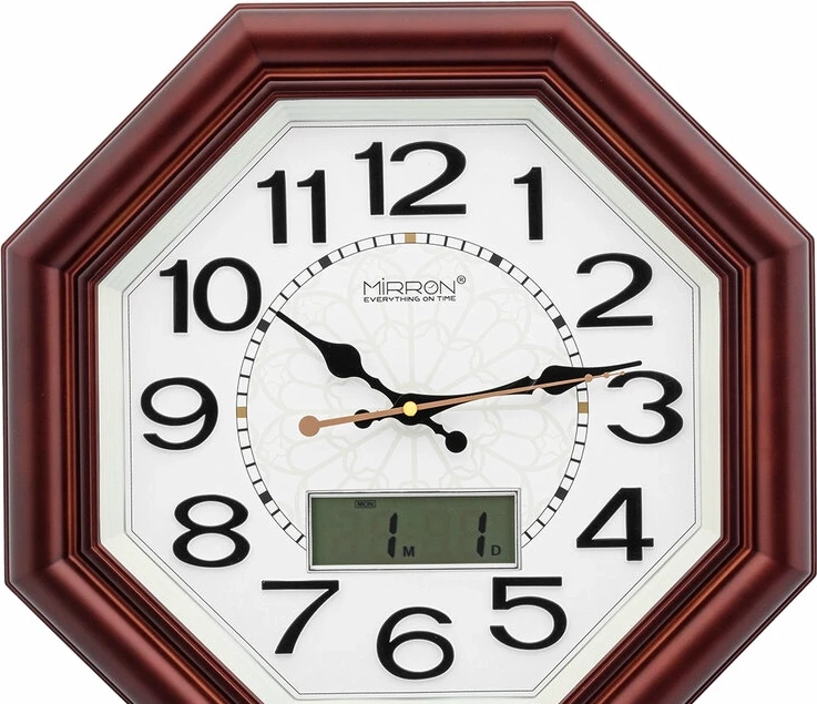 Настенные часы mirron m2200В жк ТДБ