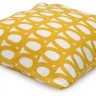 Чехол на подушку с принтом twirl горчичного цвета из коллекции cuts&pieces, 45х45 см