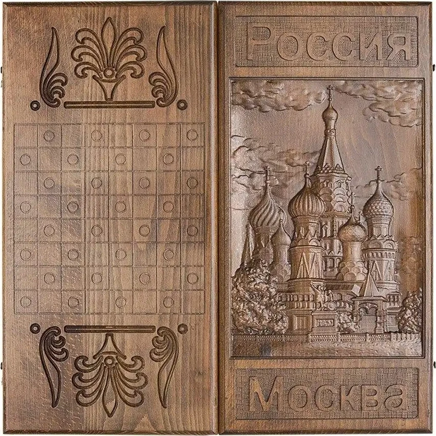 Нарды резные "Москва", Ustyan