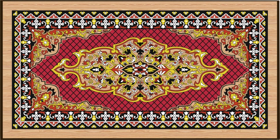 Нарды + Шашки Сирия Красные средние (Россия, дерево, 50 см), Partida