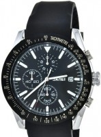 Skmei 9253psibk silver/black-silicone strap