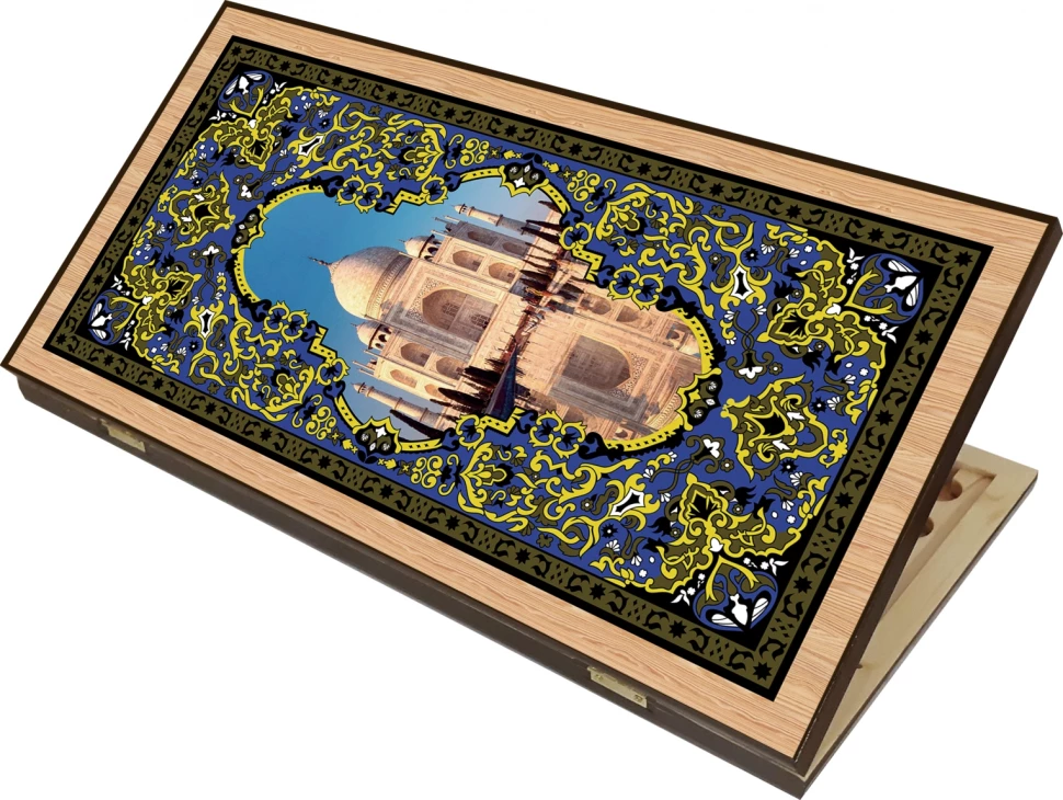 Нарды + Шашки Сирия Тадж-Махал малые (Россия, дерево, 40 см), Partida