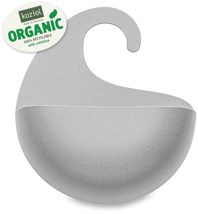 Органайзер для ванной surf m, organic, серый