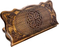 Нарды резные &quot;Тёмный Узор 4&quot; 50, Mirzoyan