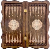 Нарды резные &quot;Тёмный Узор 4&quot; 50, Mirzoyan