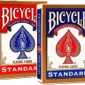 Карты игральные Bicycle Standard комплект из двух колод, красные и синие