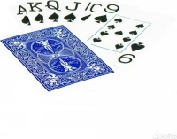 Карты &quot;Bicycle Prestige Rider 100% Plastic Jumbo blue&quot;