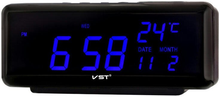 VST762W-5 220В синие цифры+блок говорящие