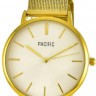 Наручные часы pacific x6159 корп-золот циф-бел/желт сетка