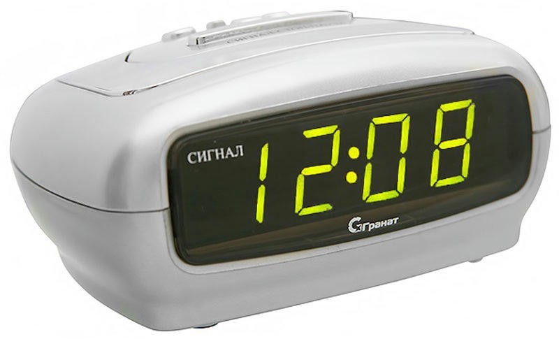 ГРАНАТ C-1235-Зел будильник сетевой