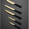 Набор из 5 ножей и подставки titan gold
