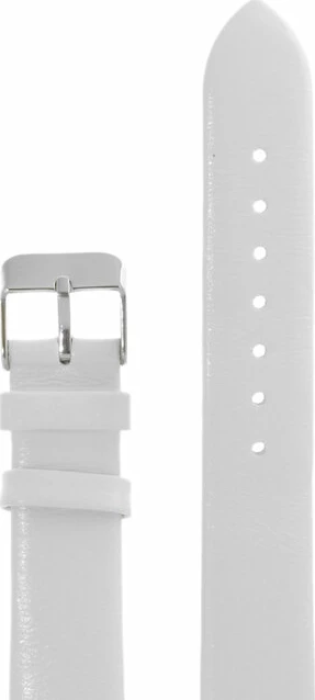 Ремешки maknamara 18 мм бел сереб заст