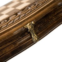 Шахматы + нарды резные &quot;Бриз&quot; 30, Haleyan