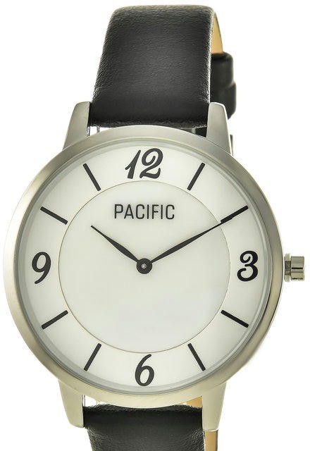Наручные часы pacific x6179 корп-хром циф-перл/черн рем черн