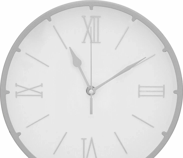 Настенные часы la minor 9608 серебро