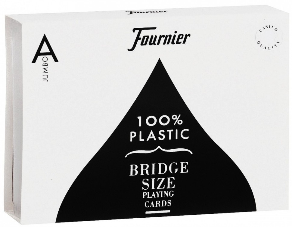 Карты "Fournier № 2525 (4 Standard Index) - Bridge Twin plastik case"