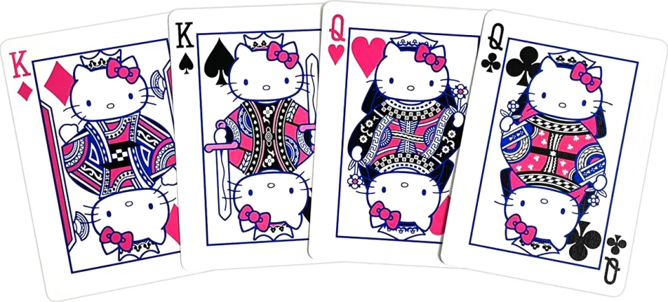 Карты "Bicycle Hello Kitty Black & Pink"