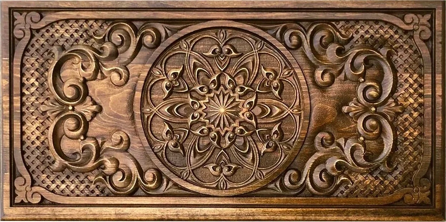 Нарды резные "Сияние 4",50 Ustyan