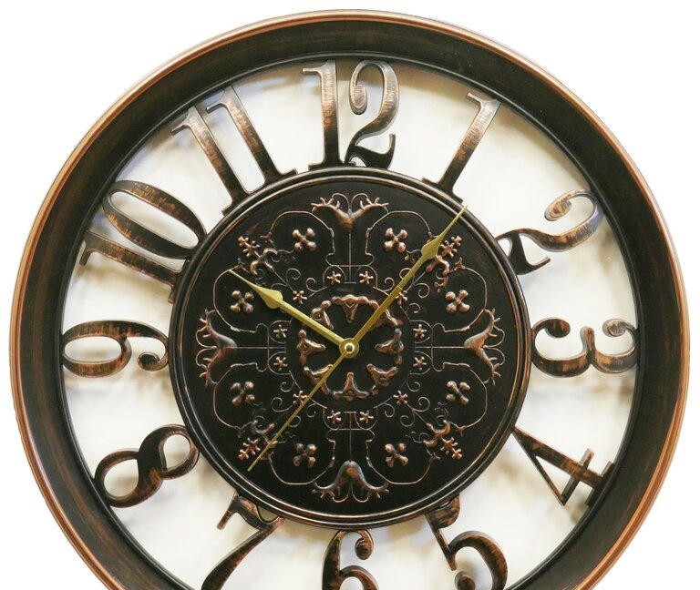 Настенные часы la minor 7352-b бронзовые