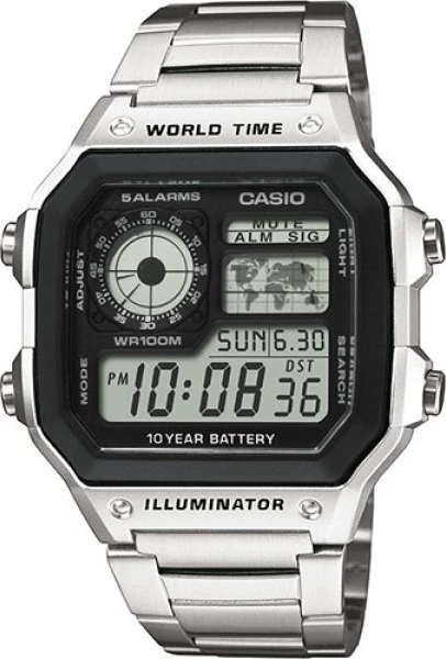 наручные часы casio ae-1200whd-1a