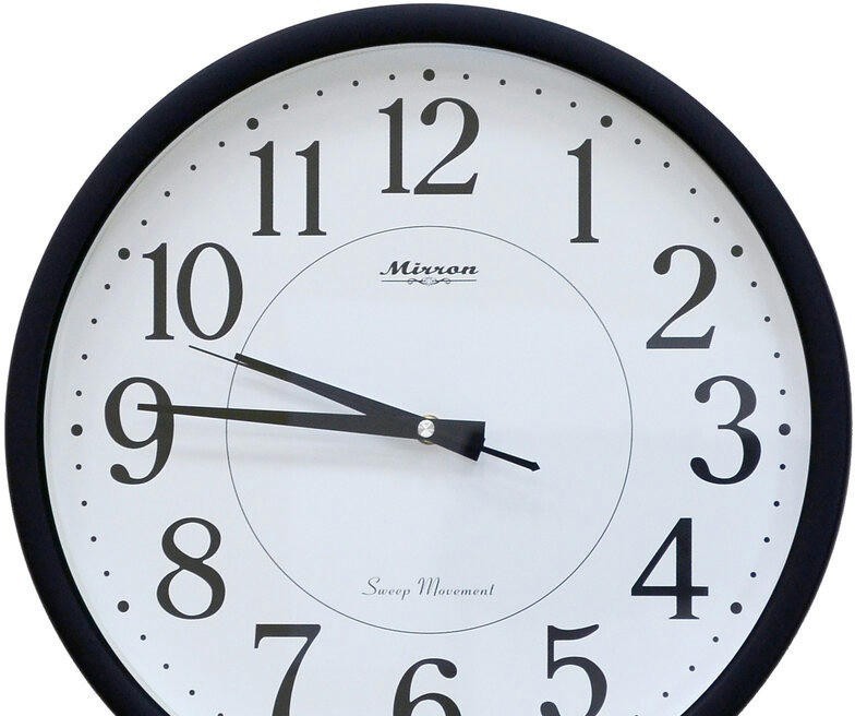 Настенные часы mirron p3110А ЧБ