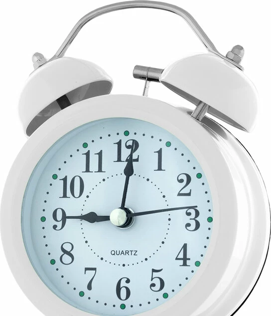 Будильники la minor 669 металл белый