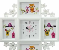 Настенные часы la minor h-168-1 бел мультирамка