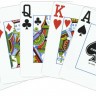 Карты "1546 Plastic Poker Size Jumbo Index orange/brown Double-Deck Set"