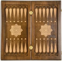 Нарды резные &quot;Золотой Узор 4&quot; 60, Mirzoyan