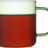 Чашка стеклянная, 350 мл, зеленая