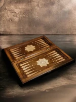 Нарды резные &quot;Золотой Узор 1&quot; 50, Mirzoyan