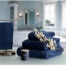 Полотенце для рук темно-синего цвета из коллекции essential, 50х90 см