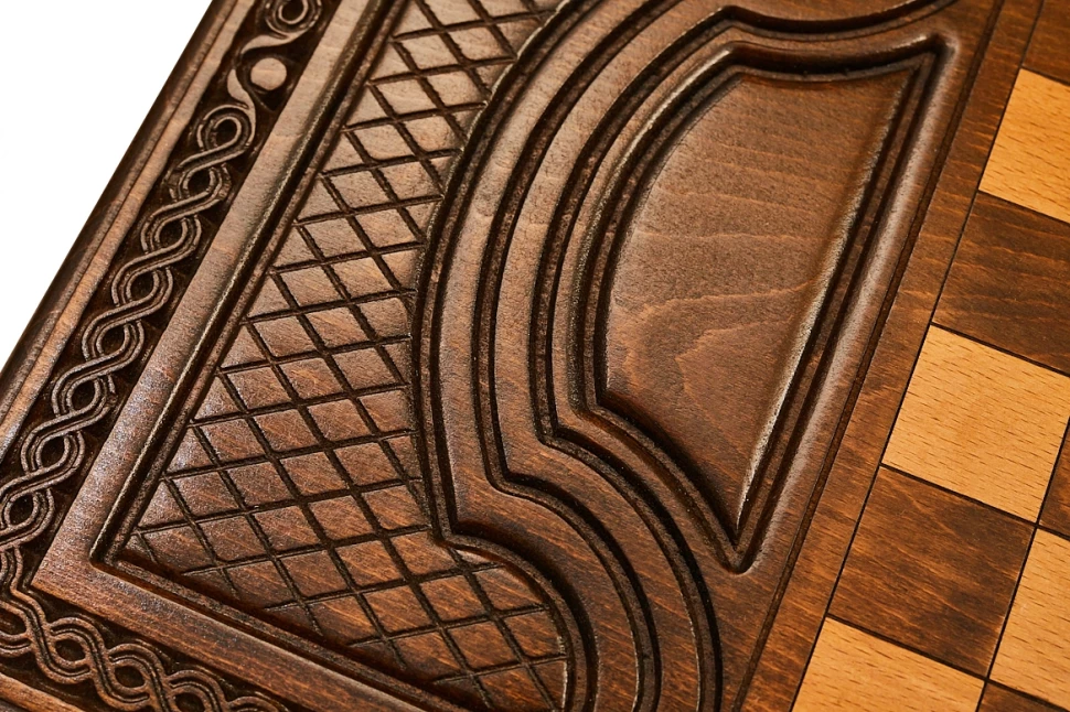 Нарды резные "Щит Давида" 60, Ustyan