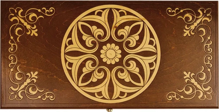 Нарды резные "Узор" 60, Haleyan