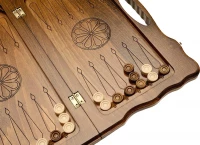 Нарды резные &quot;Арарат&quot; с ручкой 40, Haleyan