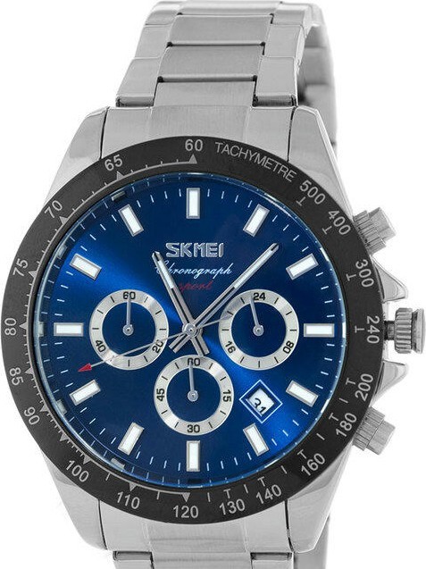 Наручные часы skmei 9259sibu silver/blue